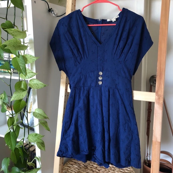 Franciscas navy blue romper - Picture 1 of 1